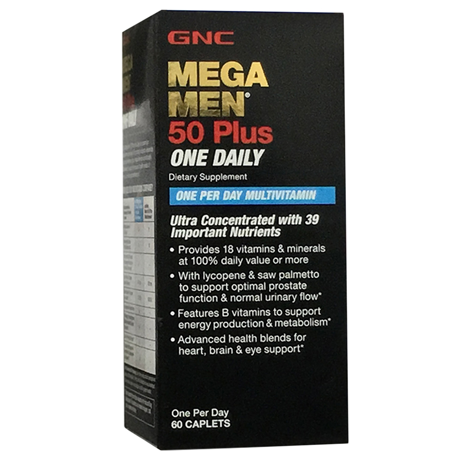 Thực Phẩm Chức Năng Hỗ trợ nam giới trên 50 tuổi MEGA MEN 50 PLUS ONE DAILY MULTI chai 60 viên