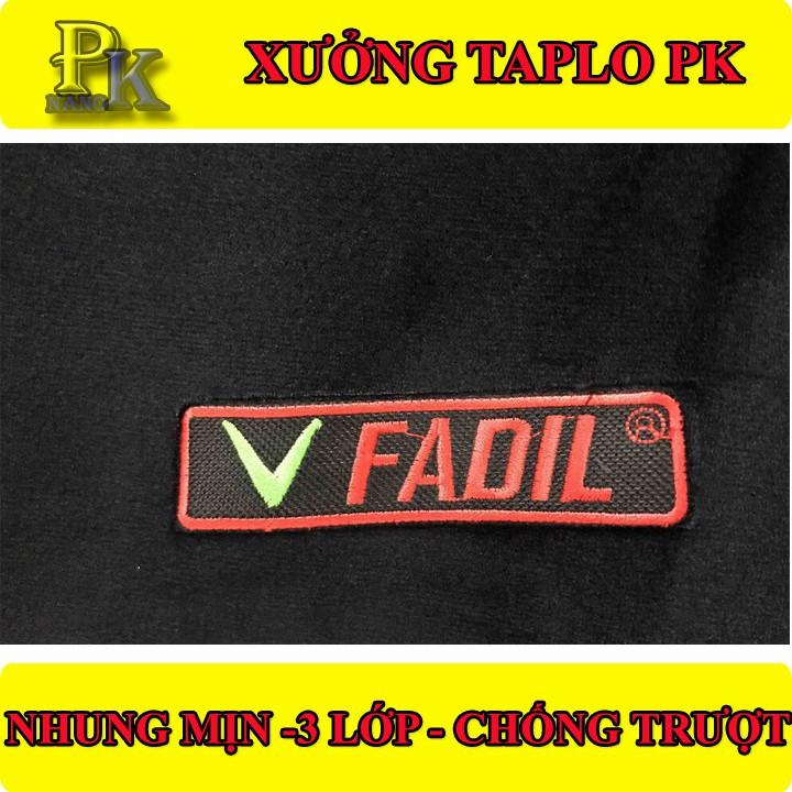 THẢM CHỐNG NÓNG TAPLO NHUNG MỊN 3 LỚP XE VINFAST FADIL– CHUẨN FORM