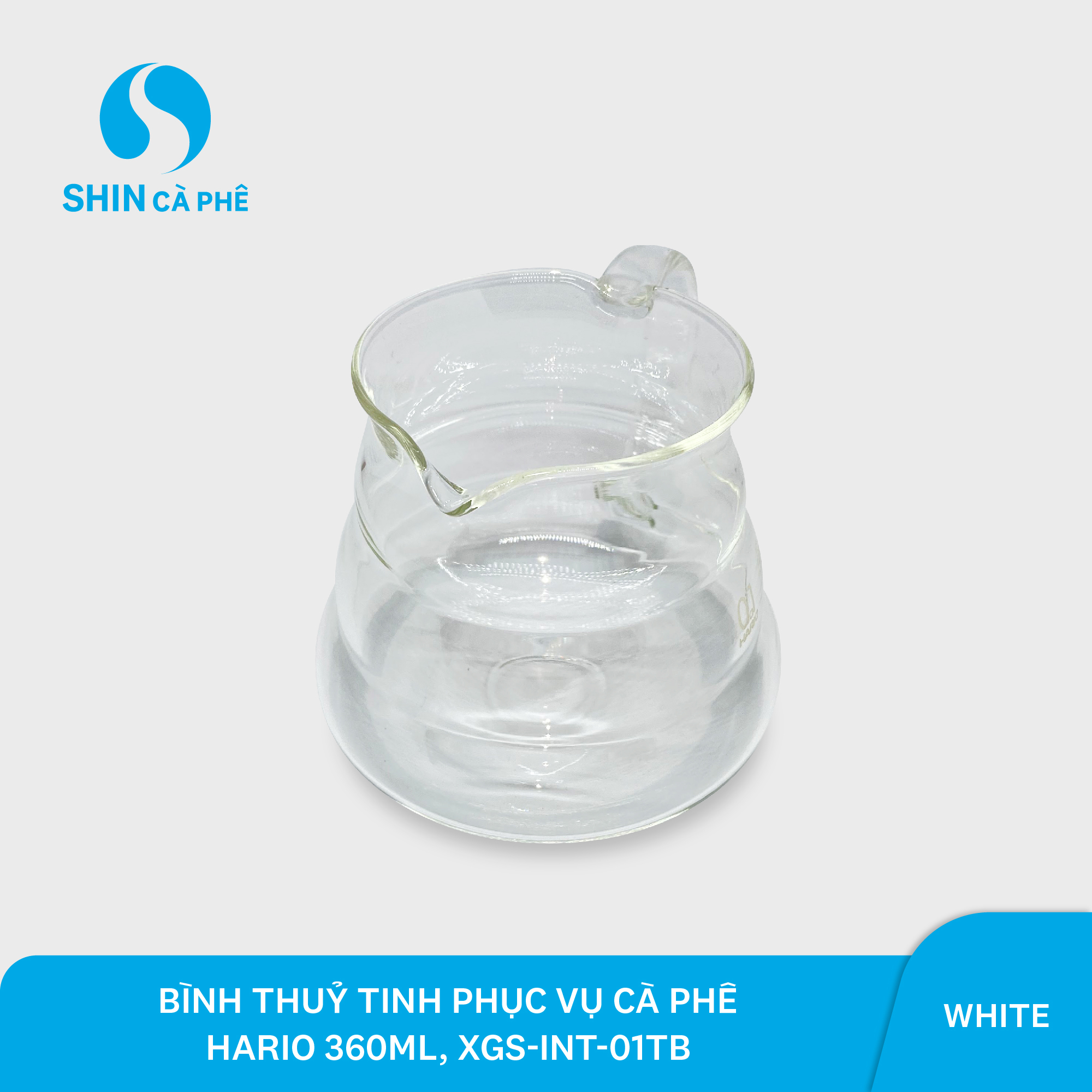 SHIN Cà Phê - Bình pha cà phê Hario 360ml XGS - INT-01TB