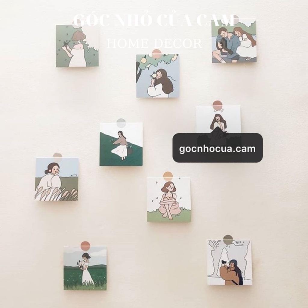 CARD CÔ GÁI MỘNG MƠ TRANG TRÍ
