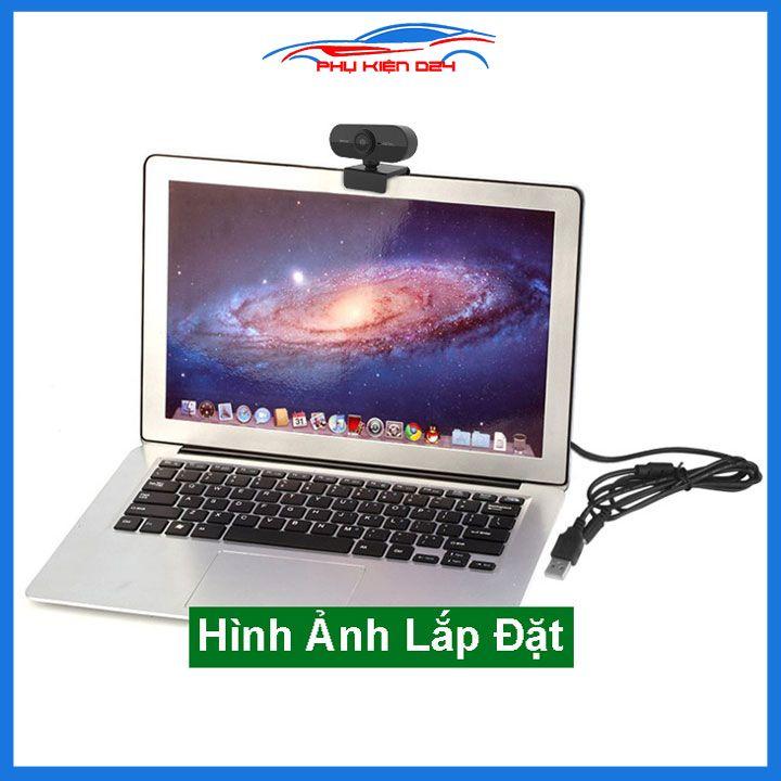 Webcam máy tính dùng cho học online gọi video Q16 Full HD 1080P có Mic-USB chân kẹp màn hình