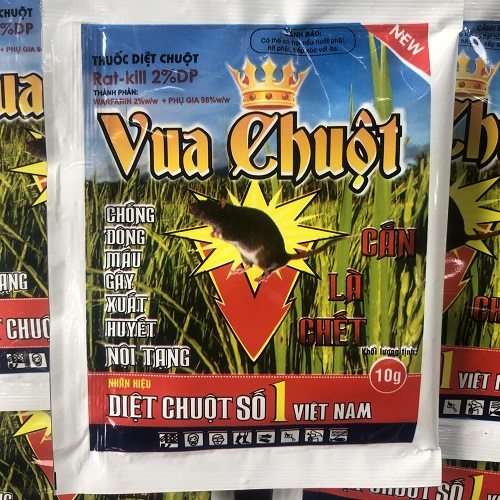 02 gói Bả Diệt Chuột Rat-Kill 2%DP  Diệt Chuột Thế Hệ Mới Diệt, Chuột Số 1 Việt Nam.