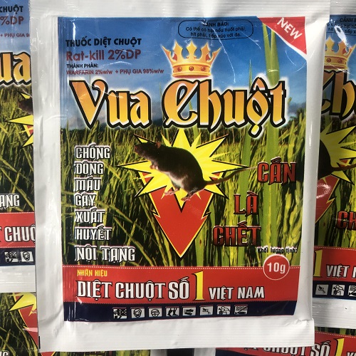 02 gói Bả Diệt Chuột Rat-Kill 2%DP Diệt Chuột Thế Hệ Mới Diệt, Chuột Số 1 Việt Nam.