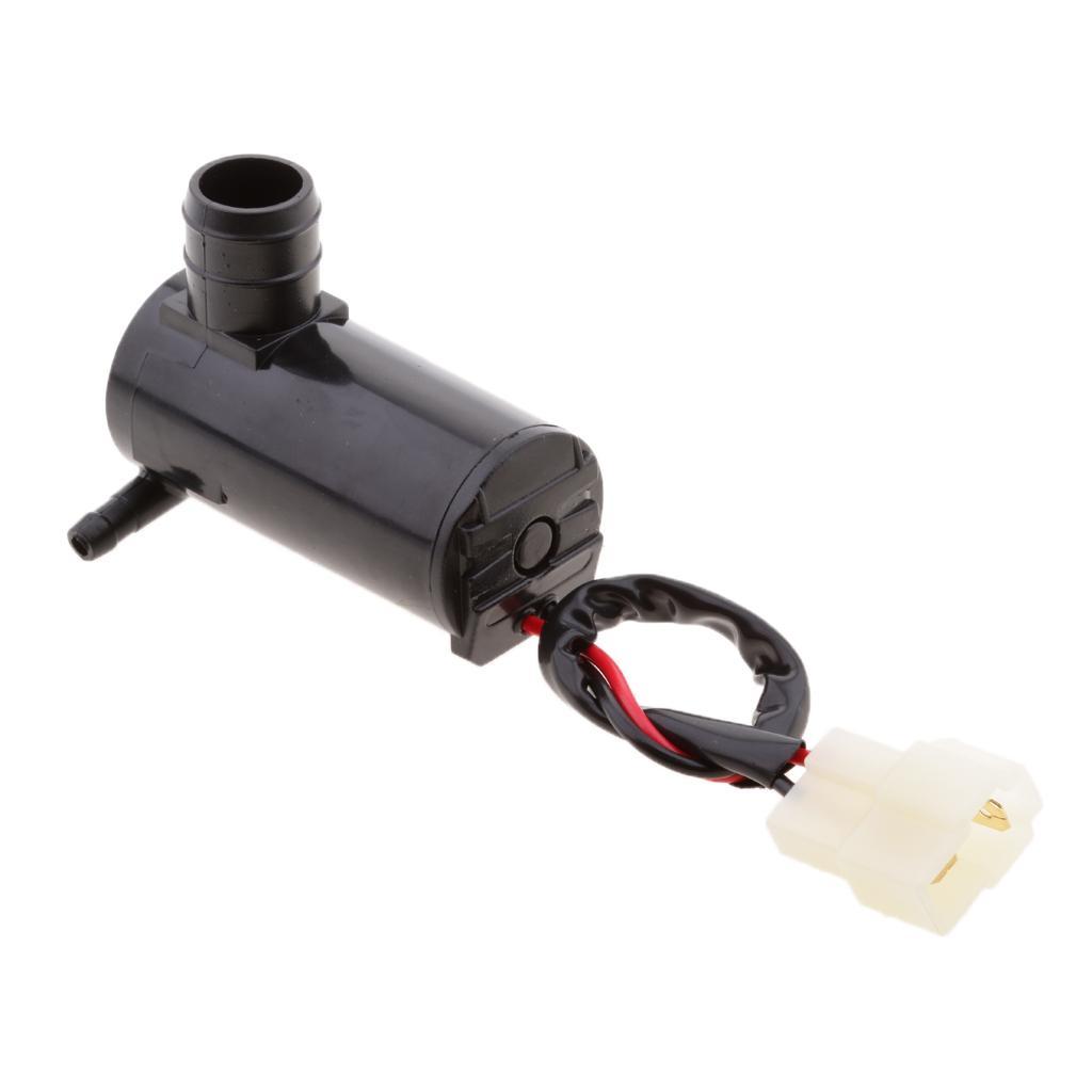 2X 12V Universal Windshield Wiper Washer Motor Pump