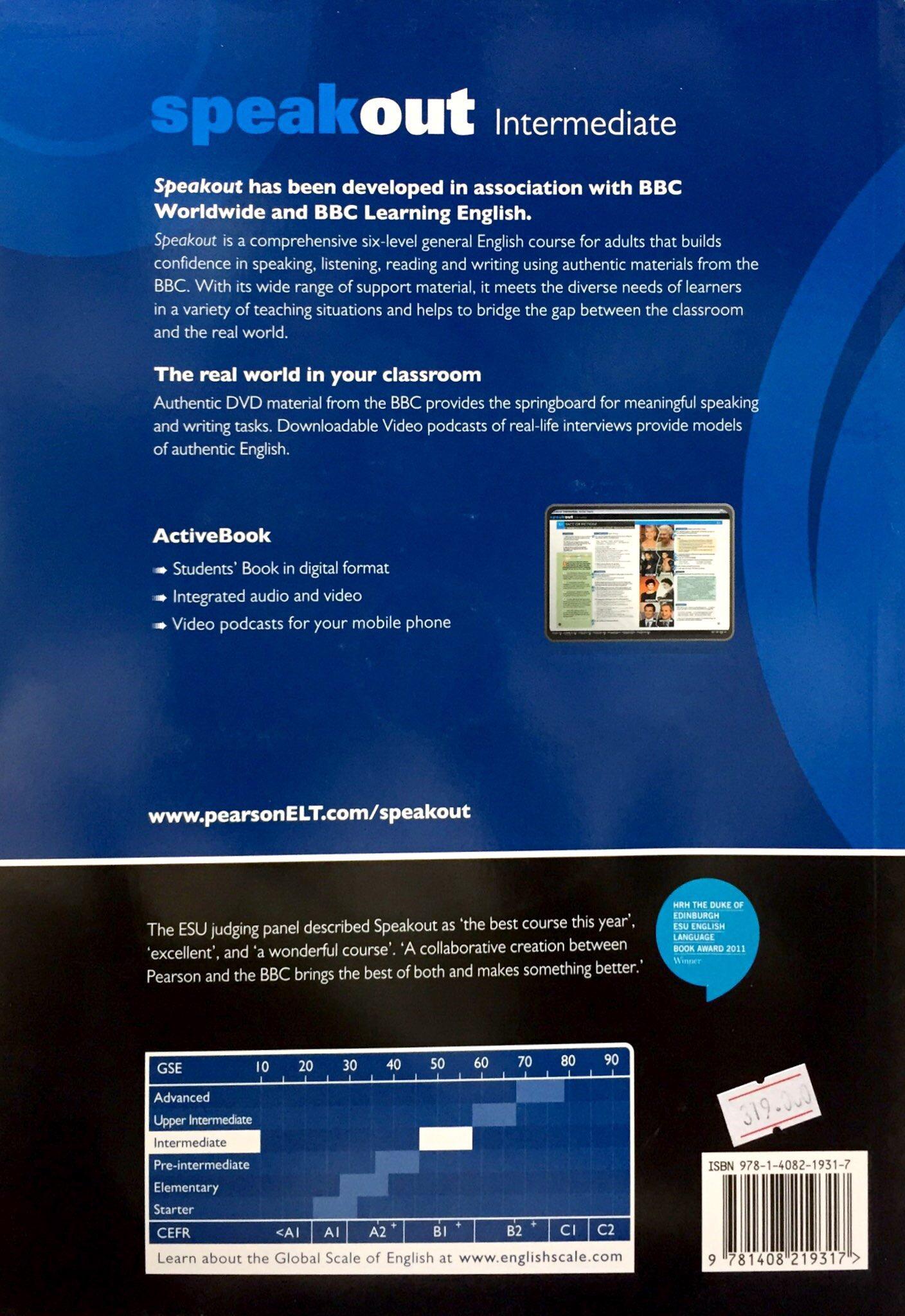 Speakout Inter: Student Book & DVD / Active Book