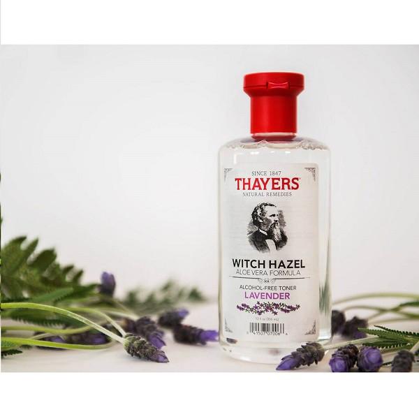 Nước Hoa Hồng Se Khít Lỗ Chân Lông Không Chứa Cồn Thayers Alcohol Free Witch Hazel Lavender 355ml