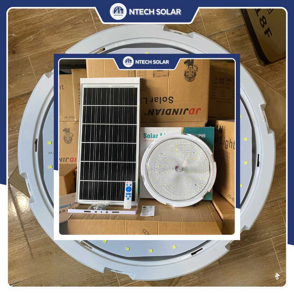 Đèn năng lượng mặt trời ốp trần 500w Jindian NT-LC500
