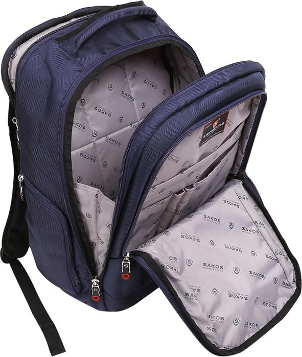 Balo Laptop Sakos BRICKO i15 SBV107DBNG01 - Xanh Navy