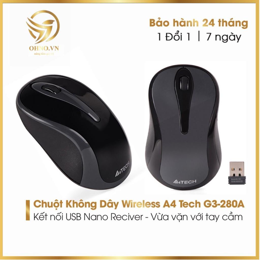 Chuột Laptop Không Dây A4 Tech Chuột Máy Vi Tính Wireless Cao Cấp -hàng chính hãng