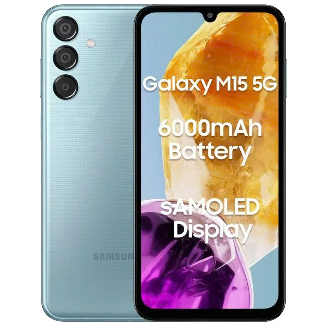 Điện Thoại Samsung M15 5G 6GB/128GB - Hàng Chính Hãng