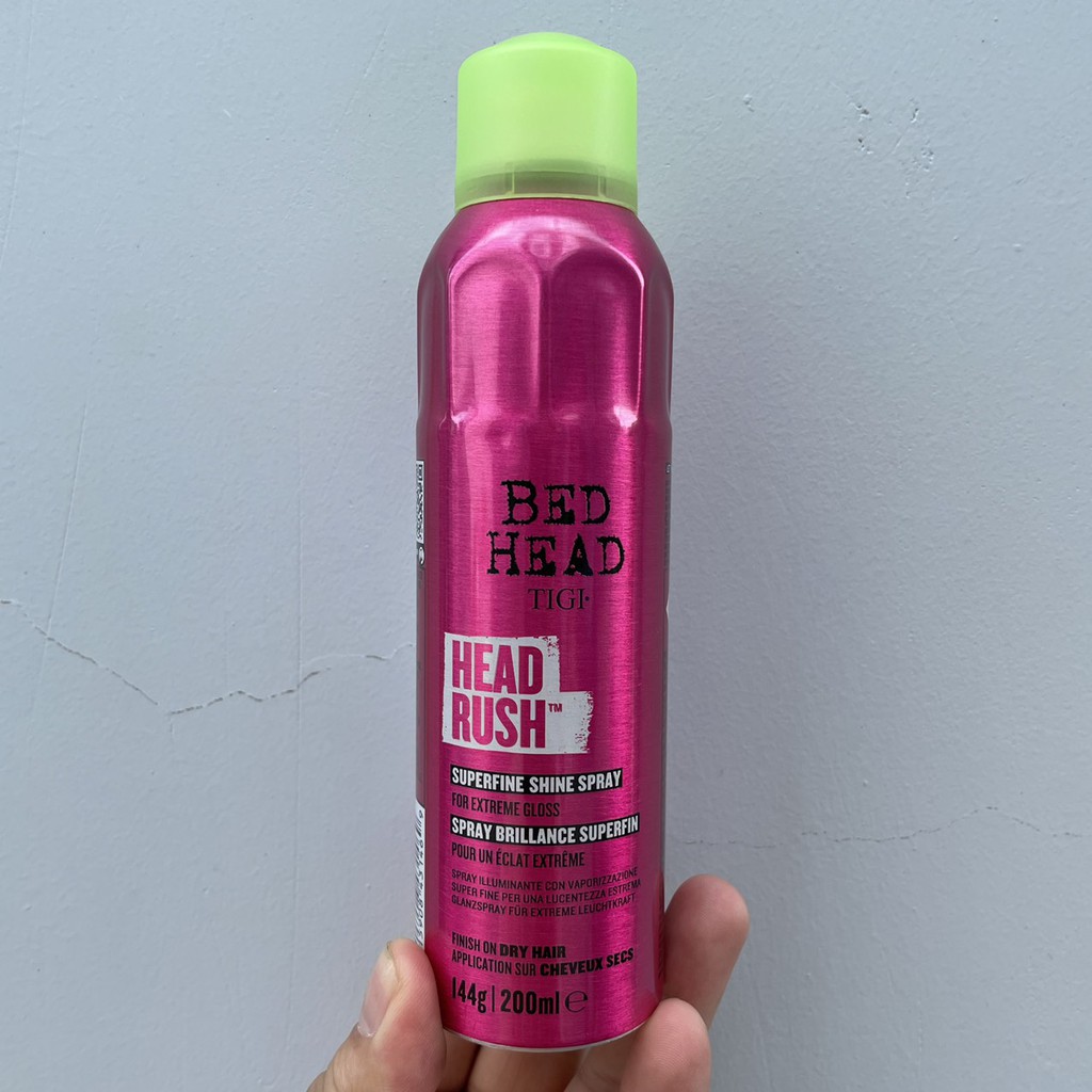 Xịt siêu bóng Headrush Shine Adrenaline Tigi Bed Head 200ml ( New 2021 )