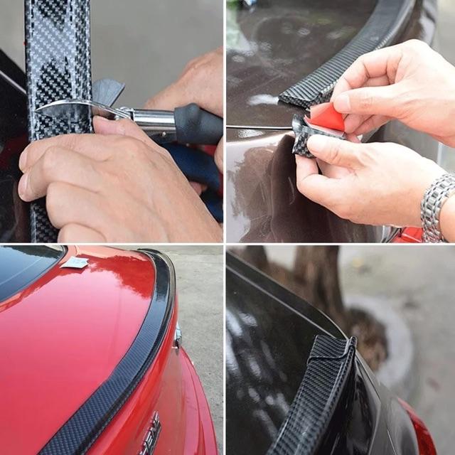 Đuôi Gió, Cánh Lướt Gió Vân CARBON Xe Ô Tô Phong Cách Thể Thao