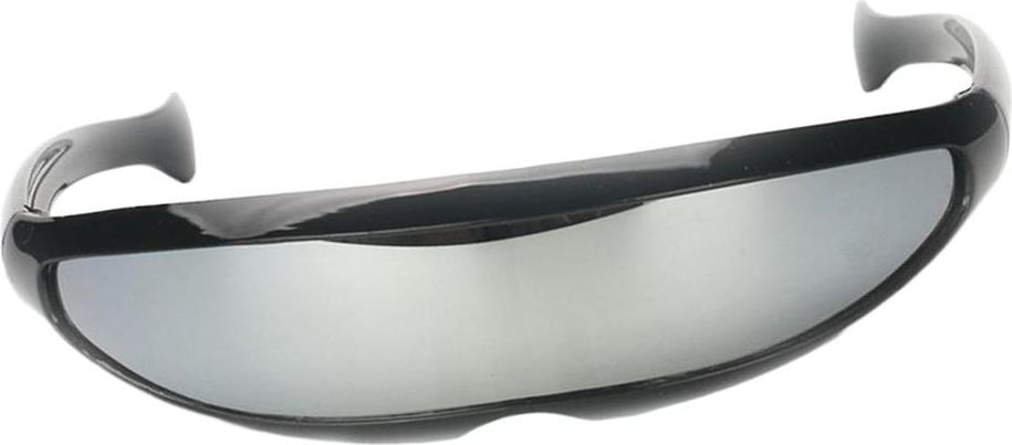 Futuristic Narrow Lens Visor Eyewear Sunglasses