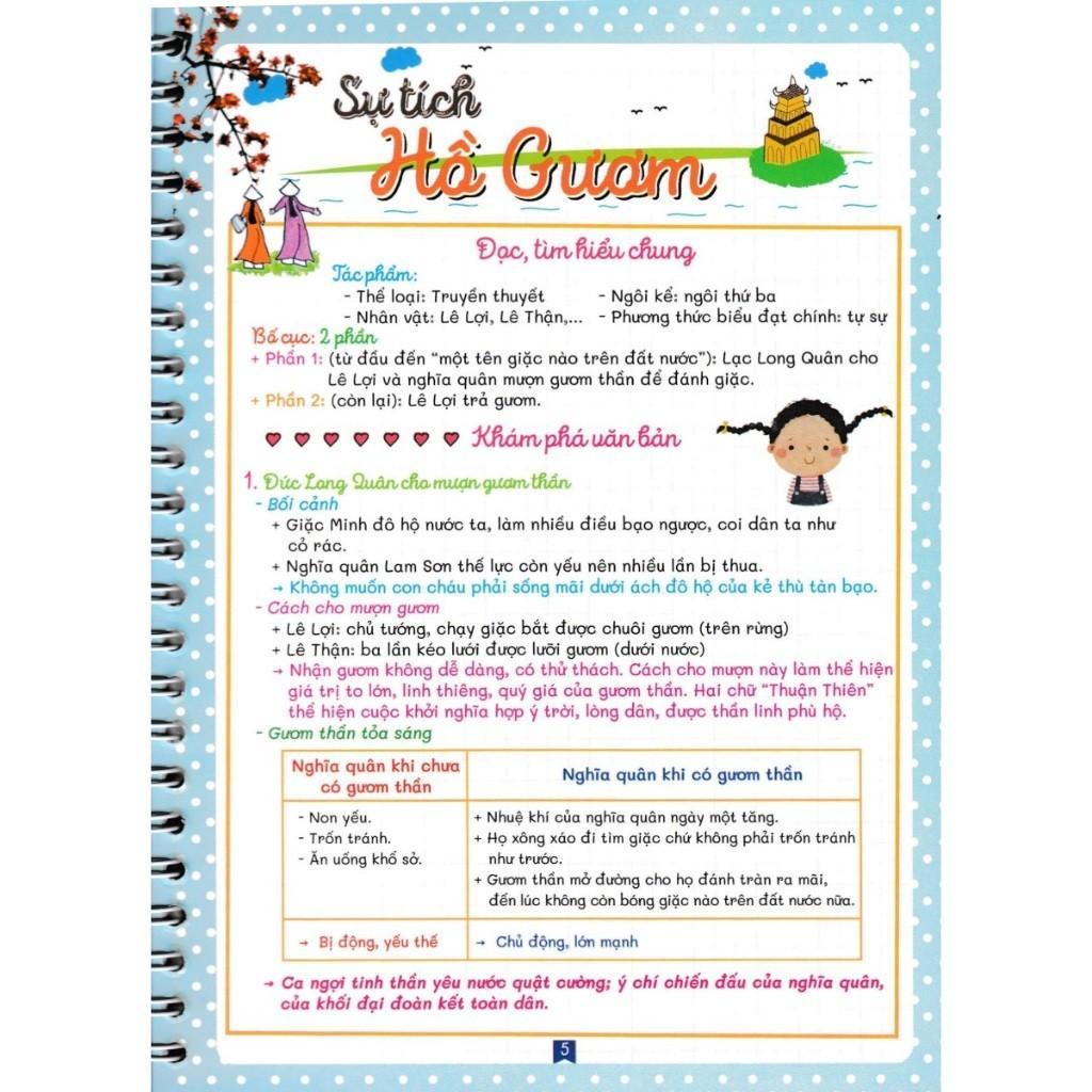 Sách - Sổ Tay Notebook Ngữ Văn 6 - Bám Sát SGK Chân Trời Sáng Tạo - Hồng Ân