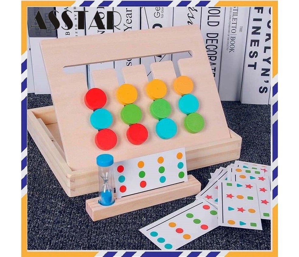 Đồ Chơi Xếp Hình, Đồ Chơi Trí Tuệ Cho Bé, Four Colors Game, Đồ Chơi Cho Bé Trai, Bé Gái, Quà Tặng Sinh Nhật