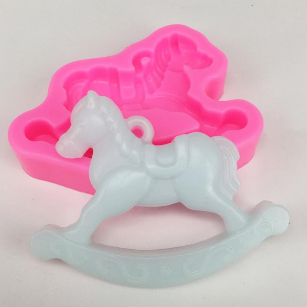 Hobbyhorse Nến Thơm Sáp Máy Tính Bảng Khuôn Silicon DIY Sáp Thủ Công Xà Phòng Khuôn Mẫu