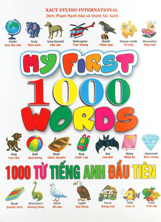 MY FIRST 1000 WORDS - 1000 TỪ TIẾNG ANH ĐẦU TIÊN