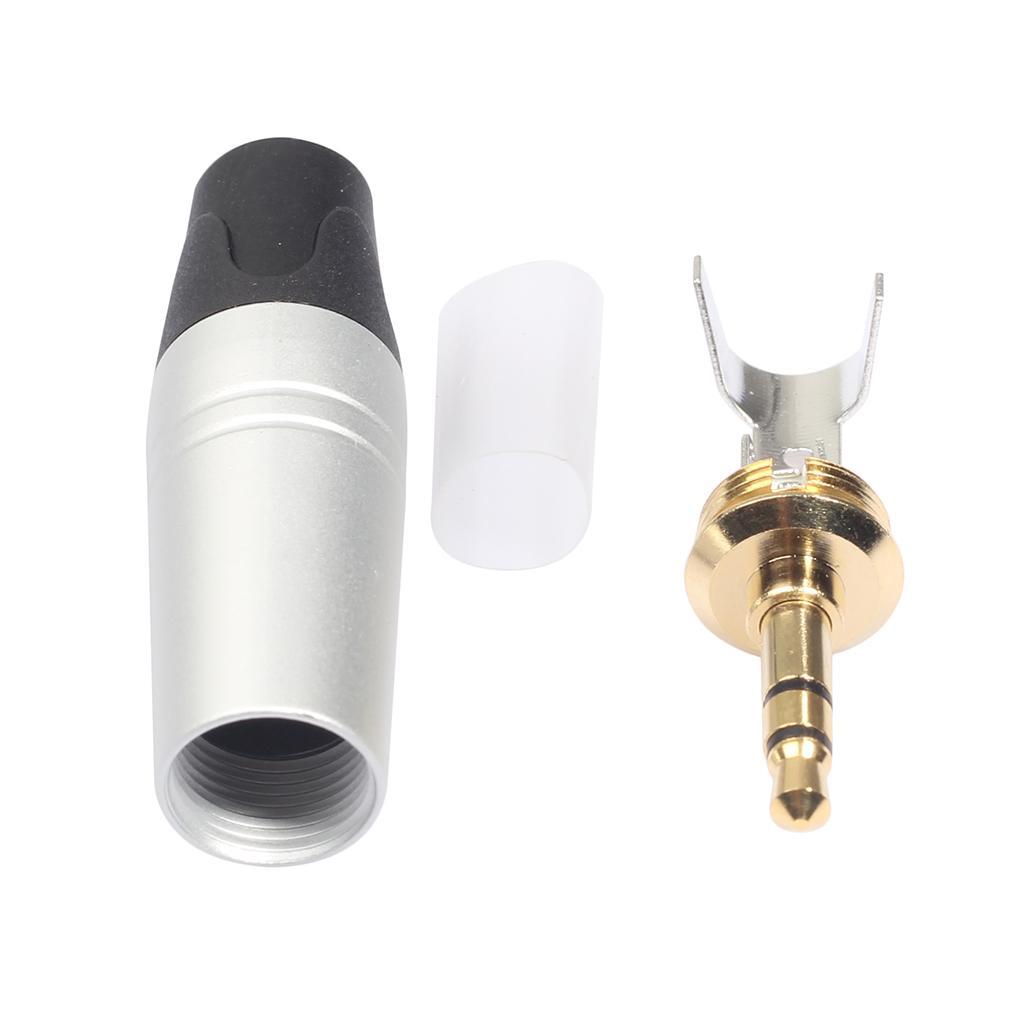 2X Jack 3.5mm Audio Connector Stereo Headphone Jack Adapter