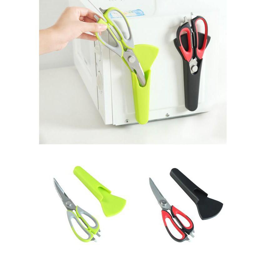 Kéo Đa Năng Cắt Gà Vịt, Bào Vỏ Củ Quả, Nạo Vảy Cá, Mở Nắp Chai Hộp, Tách Vỏ Hạt Óc Chó Lưỡi Kéo Sắc Bén, Không Gỉ