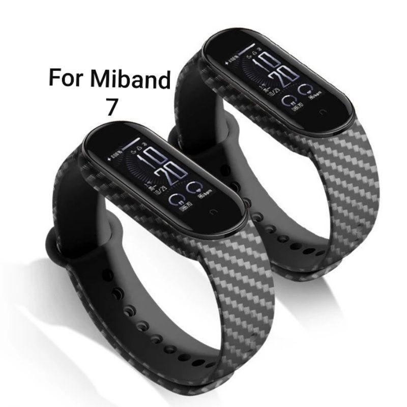 Xiaomi Miband 7 - Dây đeo thay thế carbon dành cho Xiaomi Miband 7/ Mi band 7