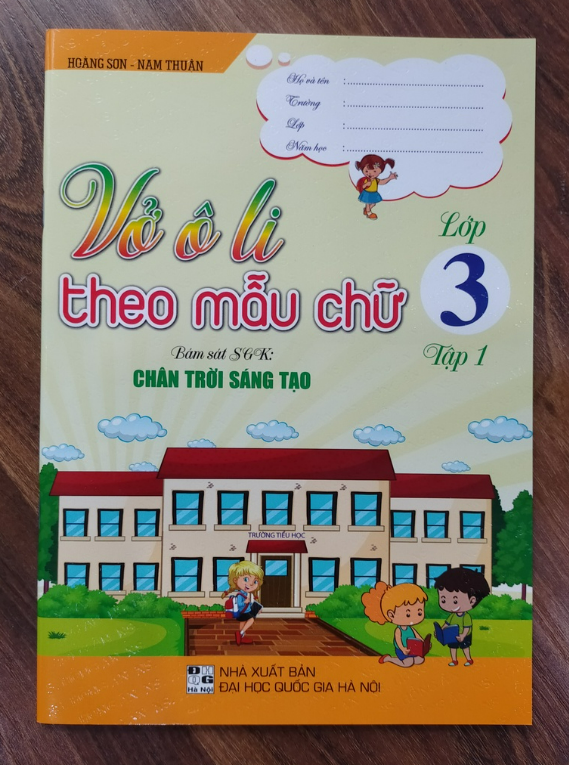 Sách - Vở ô li theo mẫu chữ lớp 3 - tập 1