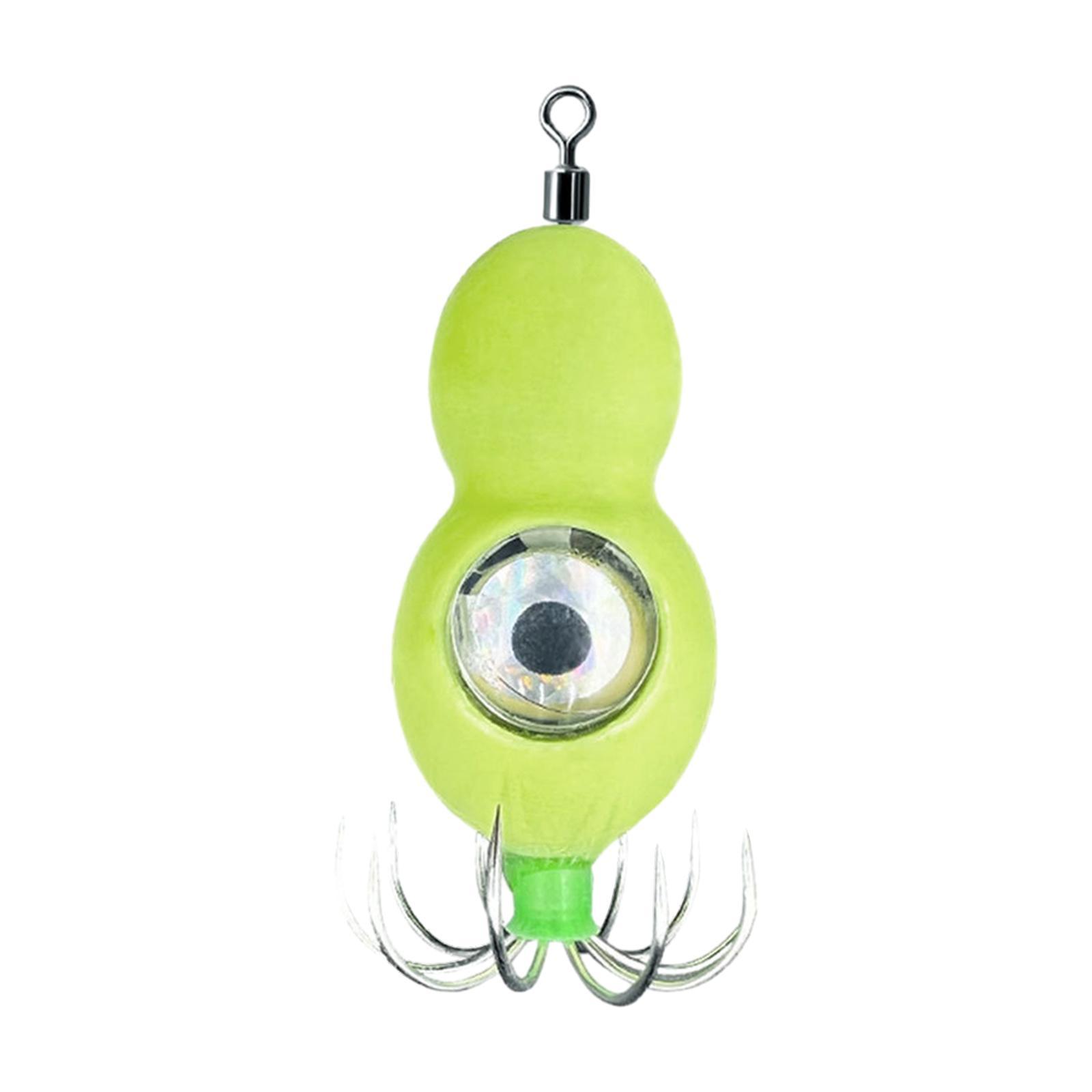 Luminous Squid Jigs Hook Fishing Jigs Lures LED Fishhook Saltwater Equipment
