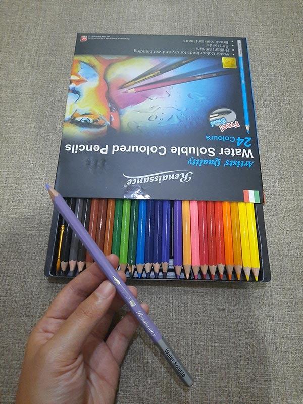 Bộ Bút Chì Màu Nước Renaissance Masterart Series (24 Màu)