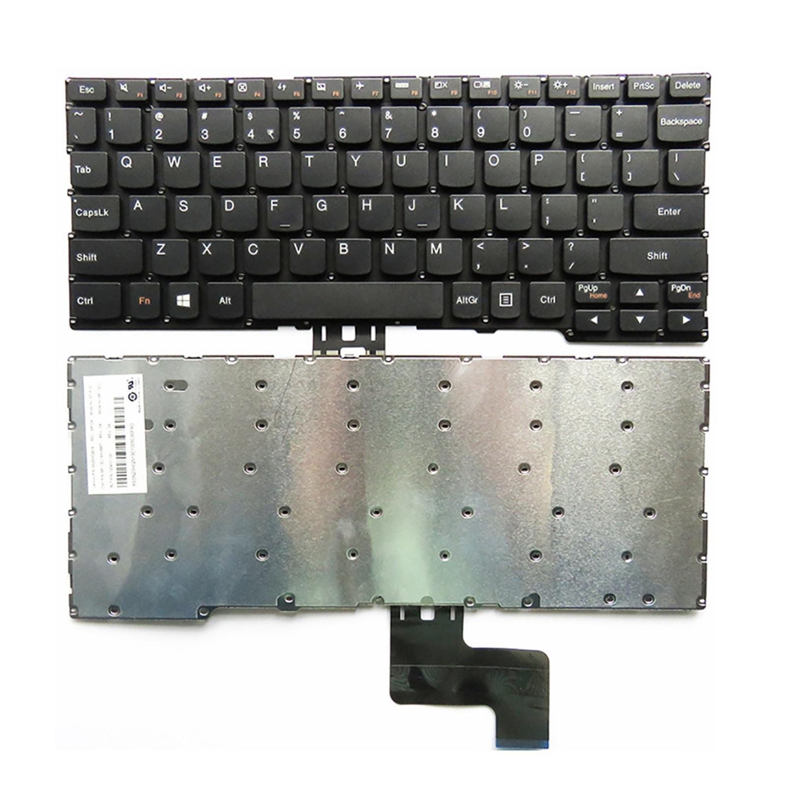 New Replacement Keyboard US Layout Fit for Lenovo Yoga 300-11IBR Black