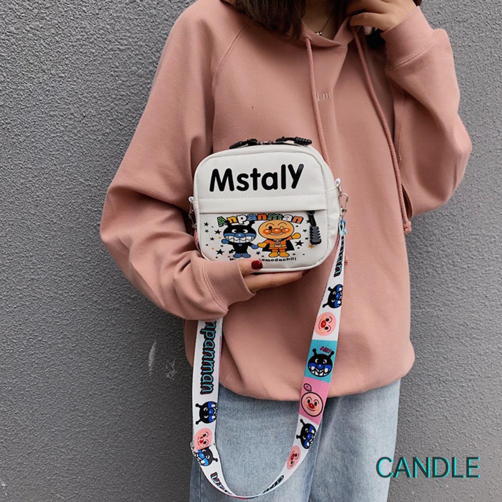 Túi Da Pu Đeo Chéo In Họa Tiết Hoạt Hình Xinh Xắn Dành Cho Nữ