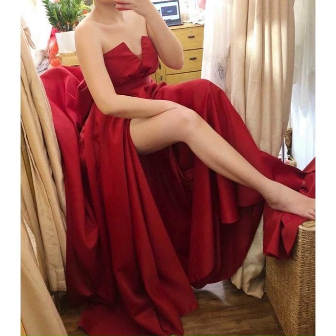 Đầm dự tiệc mặc cưới mặc được 2 kiểu ivy fashion - size M/L MS308V đi biển dự tiệc dạo phố bigsize