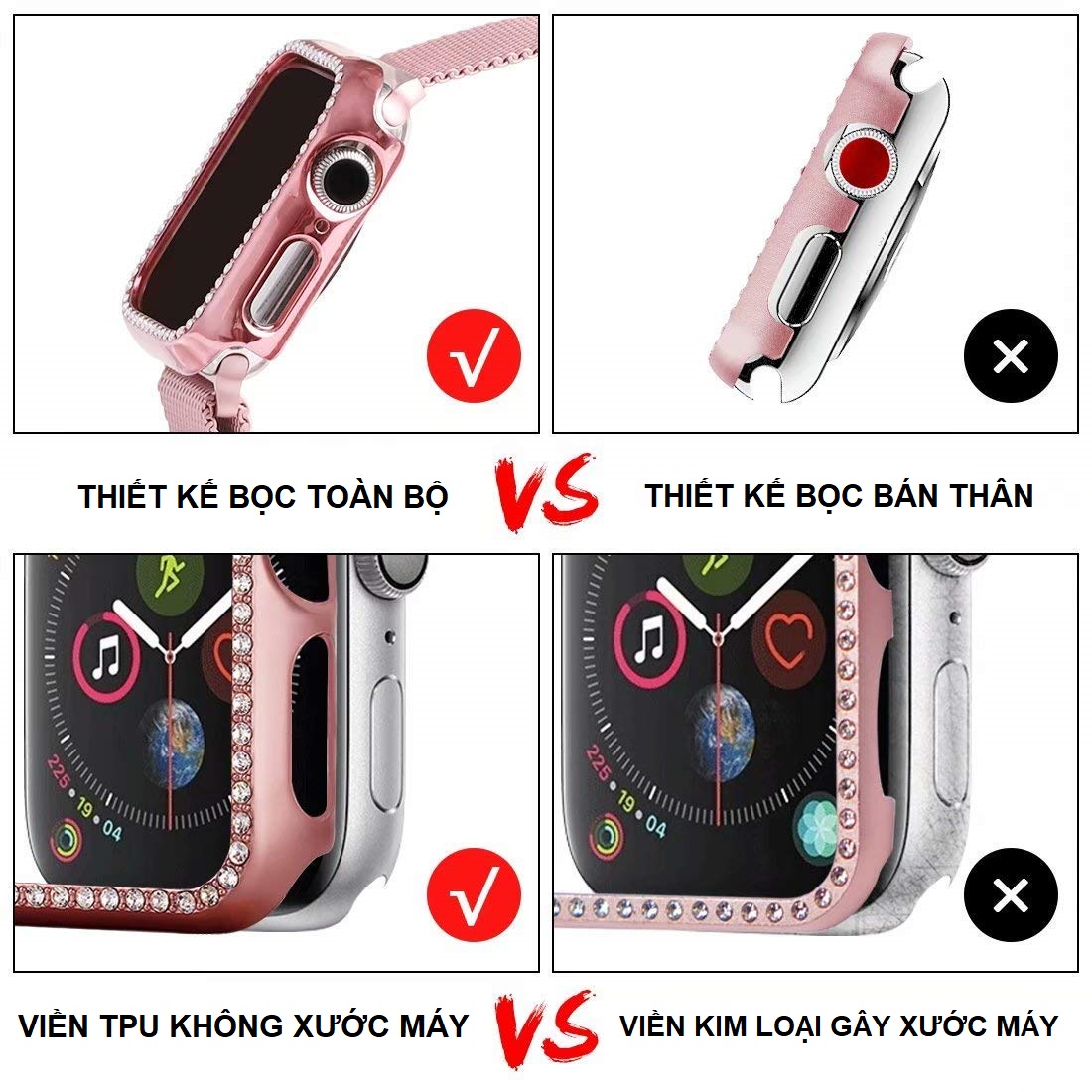 Ốp Case Cho Apple Watch Series 4 44mm