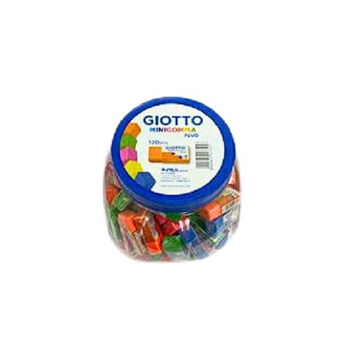 Tẩy chì nhiều màu nhập khẩu Italy GIOTTO Minigomma Fluo F232700