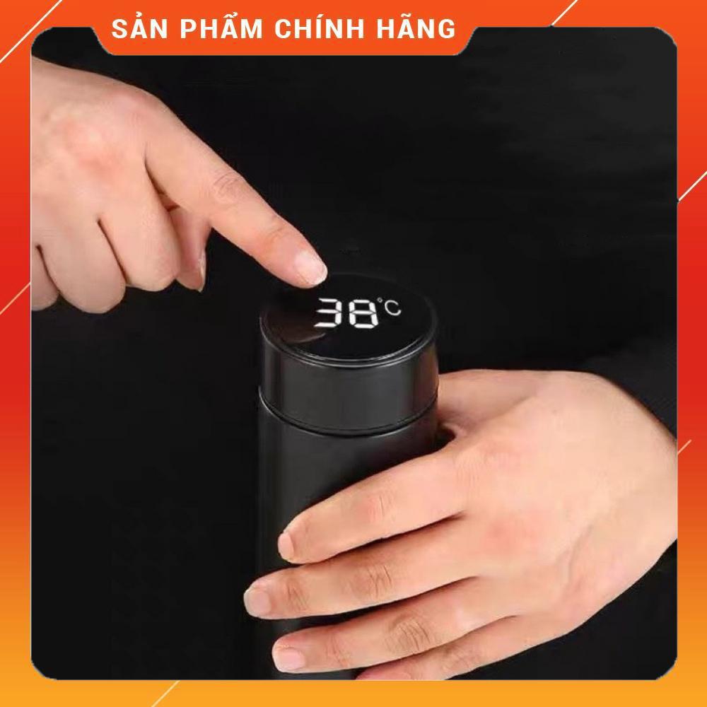 Bình giữ nhiệt thông minh hiển thị nhiệt độ, cốc đựng nước 500ml inox 304 nhiều màu sắc