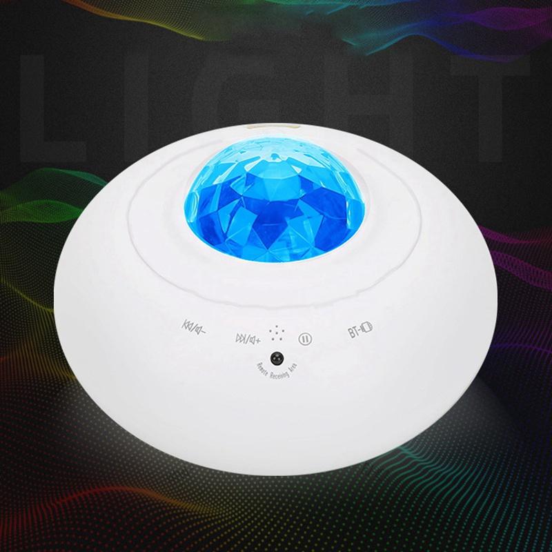 Projector Night Light with Bluetooth Speaker RGB Dynamic Night Light for Kids Adults for Bedroom/Party/Home Decor