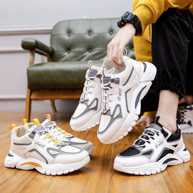 Giày Thể Thao, Sneaker Nam Cao Cấp Phong Cách Hàn Quốc Streetwear Style