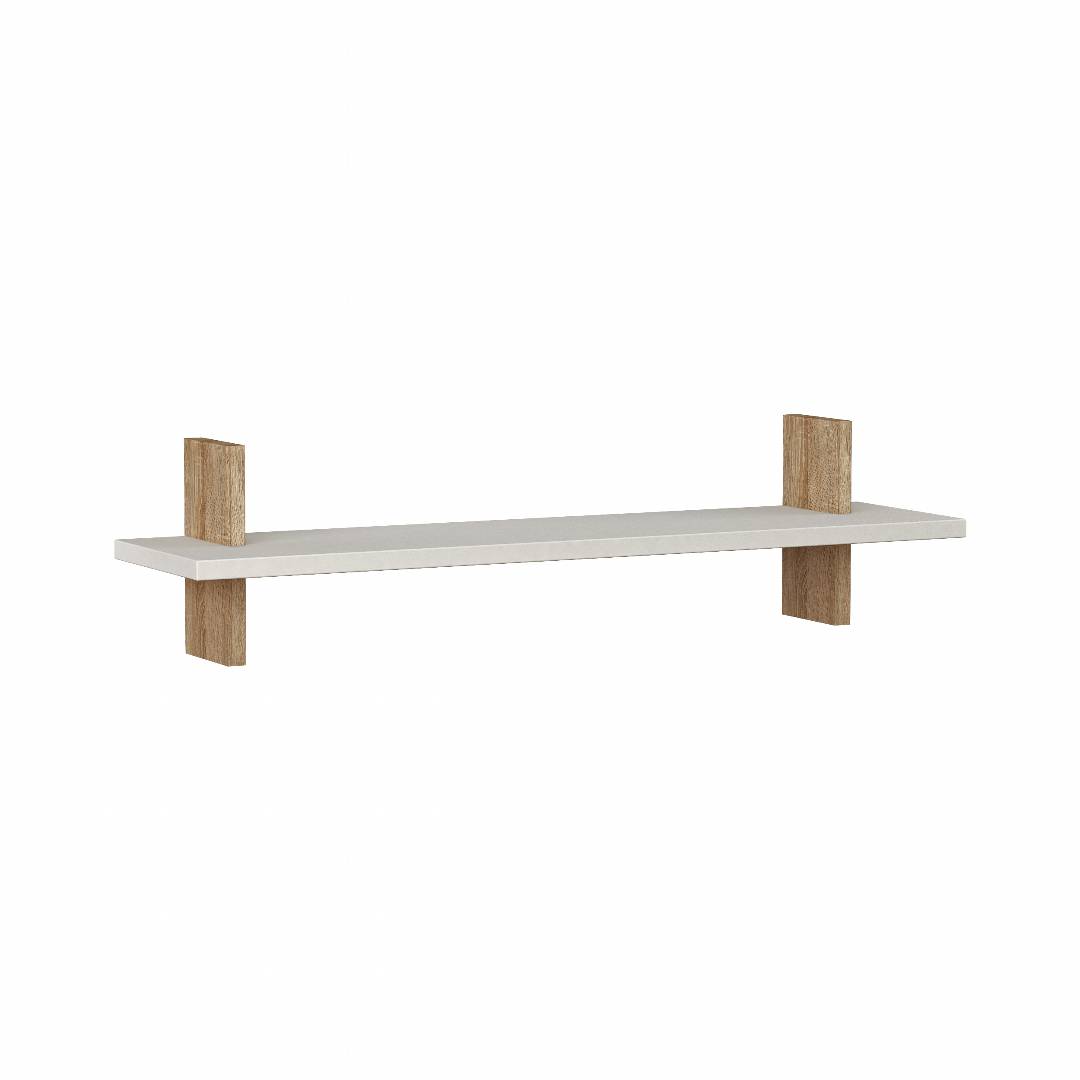 Kệ gỗ treo tường trang trí hiện đại SMLIFE Wigo | Gỗ MDF dày 17mm chống ẩm | D80xR20xC20cm