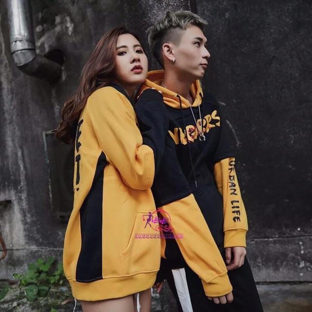 Áo hoodie nam nữ in kí tự