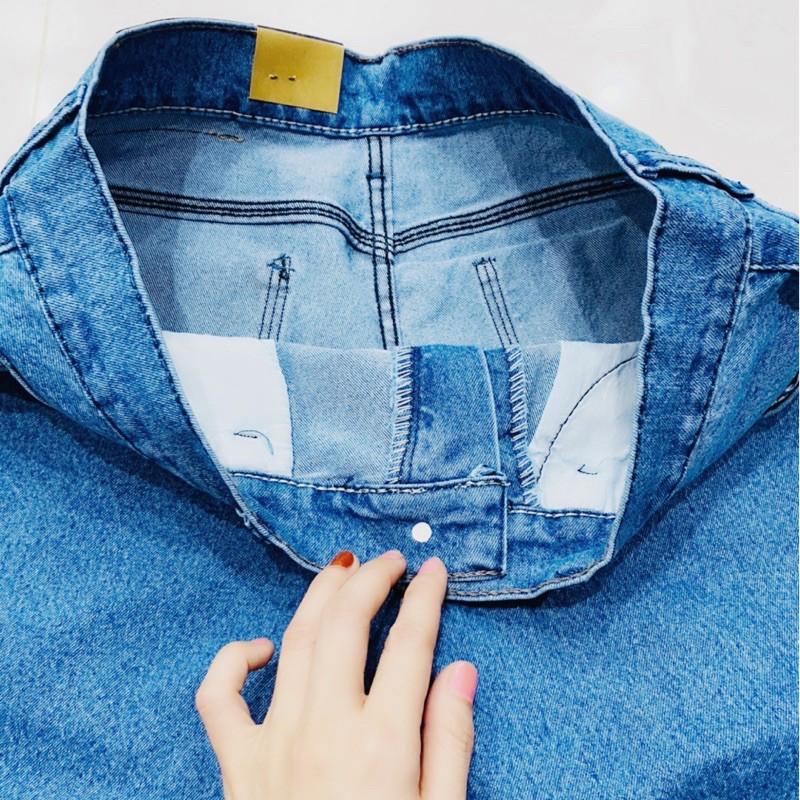 Quần Sọt Jean Nam Bigsize Short Jean Size Đại 110kg Rin Xịn VNXK