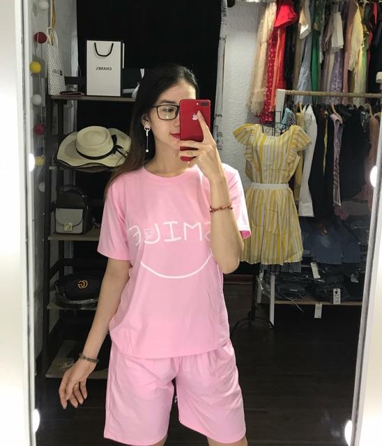 Bộ mặc nhà Smile - Ảnh cuối là ảnh thật