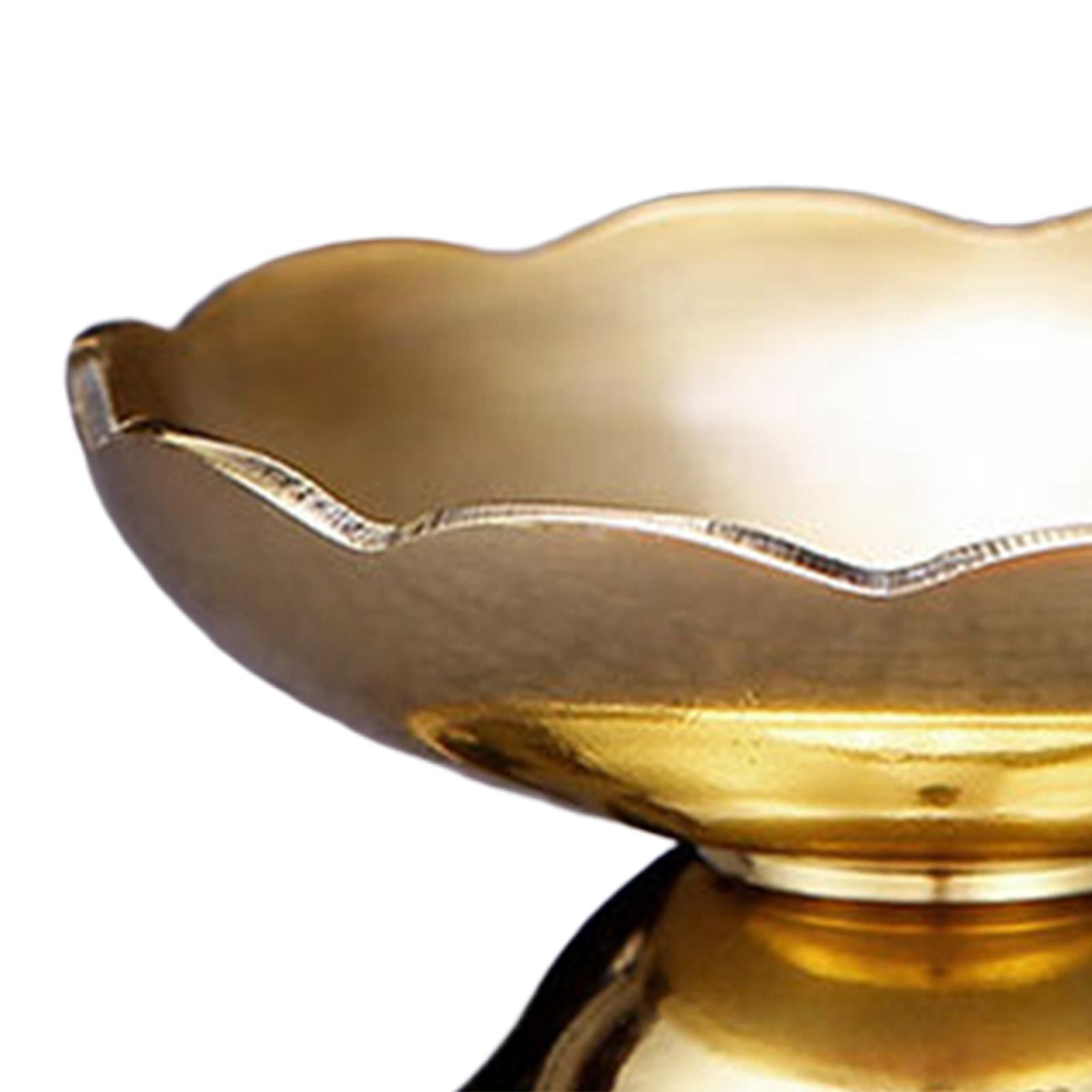 Brass Ghee Lamp Holder Tibetan Tealight Holder Buddhist Altar Supplies