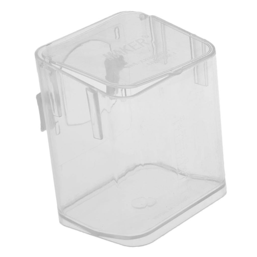Pet bird acrylic feeder storage parrot cage hanging pet