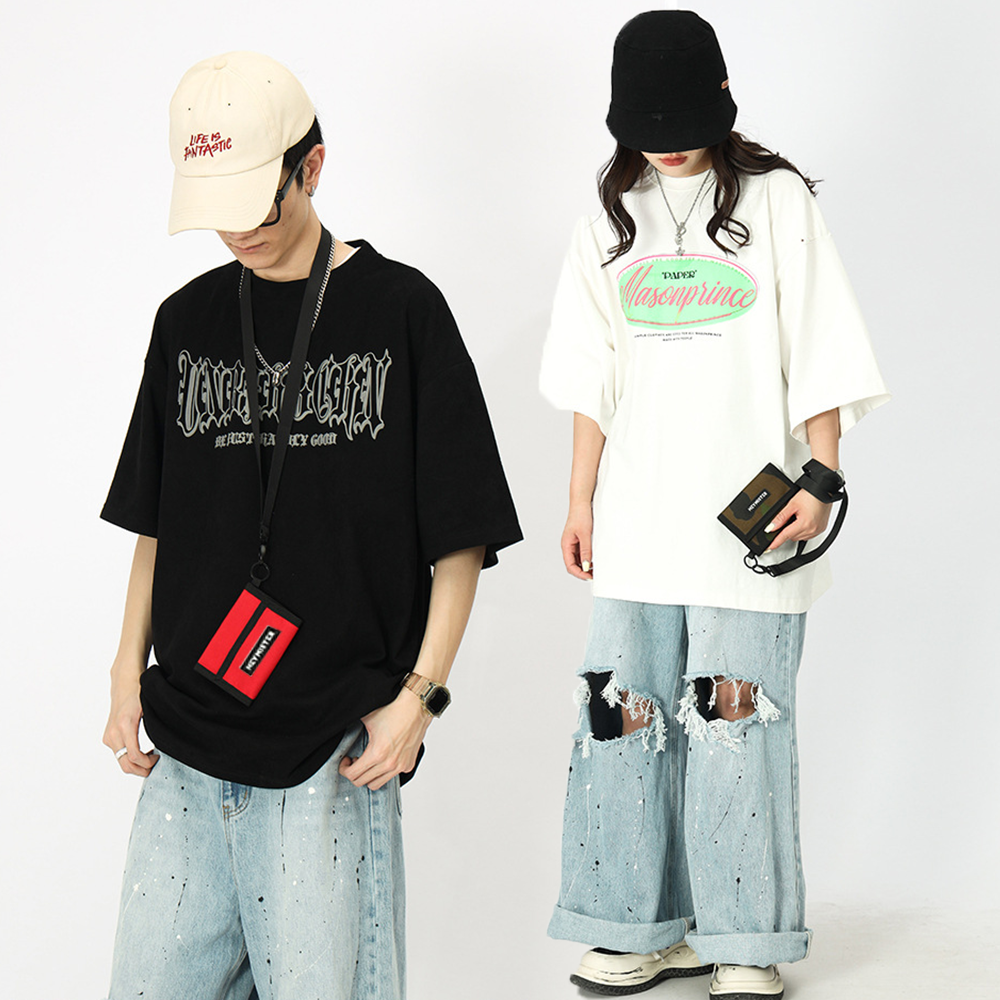 Ví Nam Nữ Mini HEYMISTER Kèm Dây Đeo Cổ Phong Cách Streetwear Unisex Đựng Tiền Và Thẻ ATM, CMND Tiện Lợi