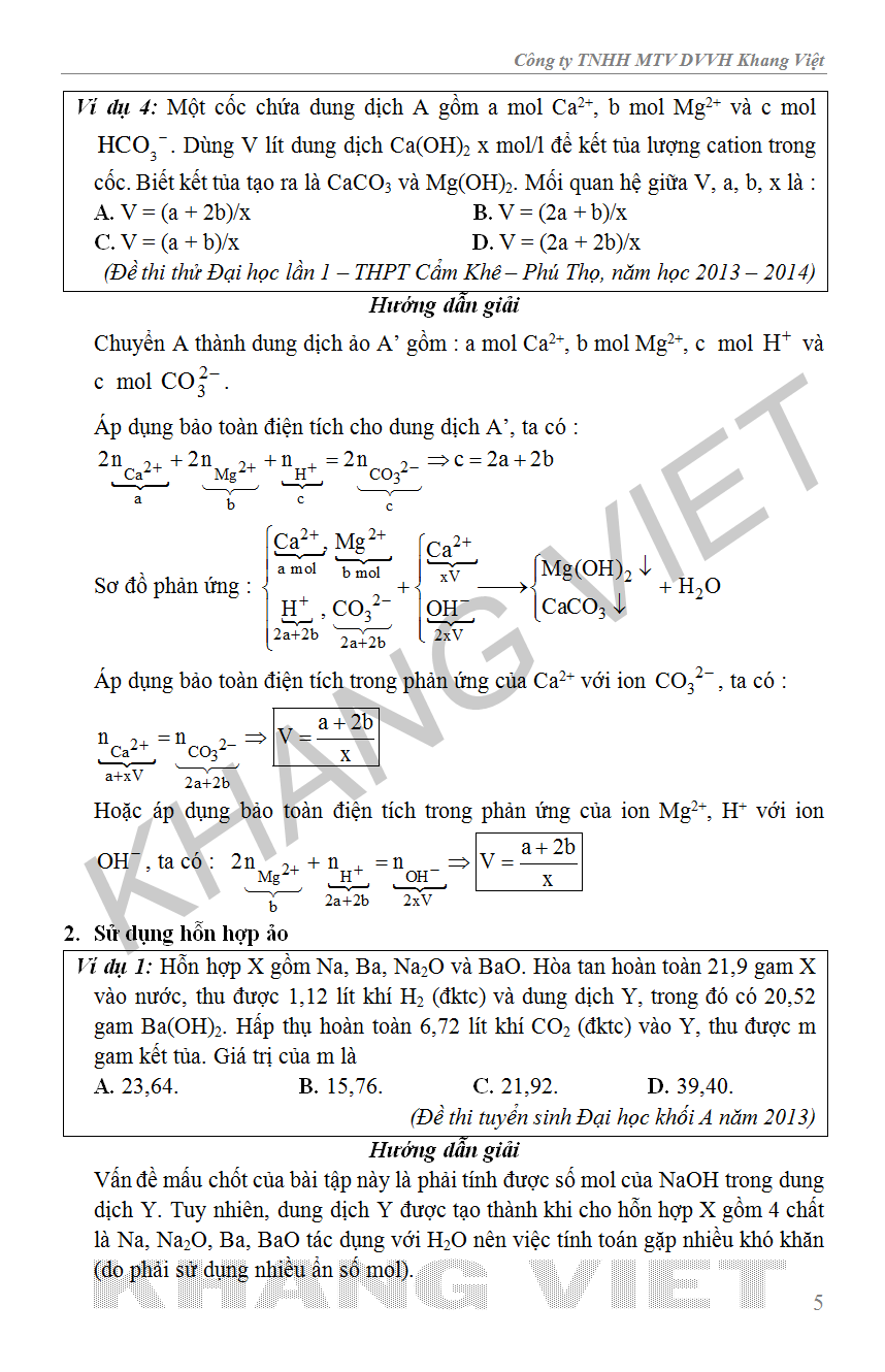 22 Phương Pháp & Kỹ Thuật Hiện Đại Giải Nhanh Bài Tập Trắc Nghiệm Hóa Học Tập 2