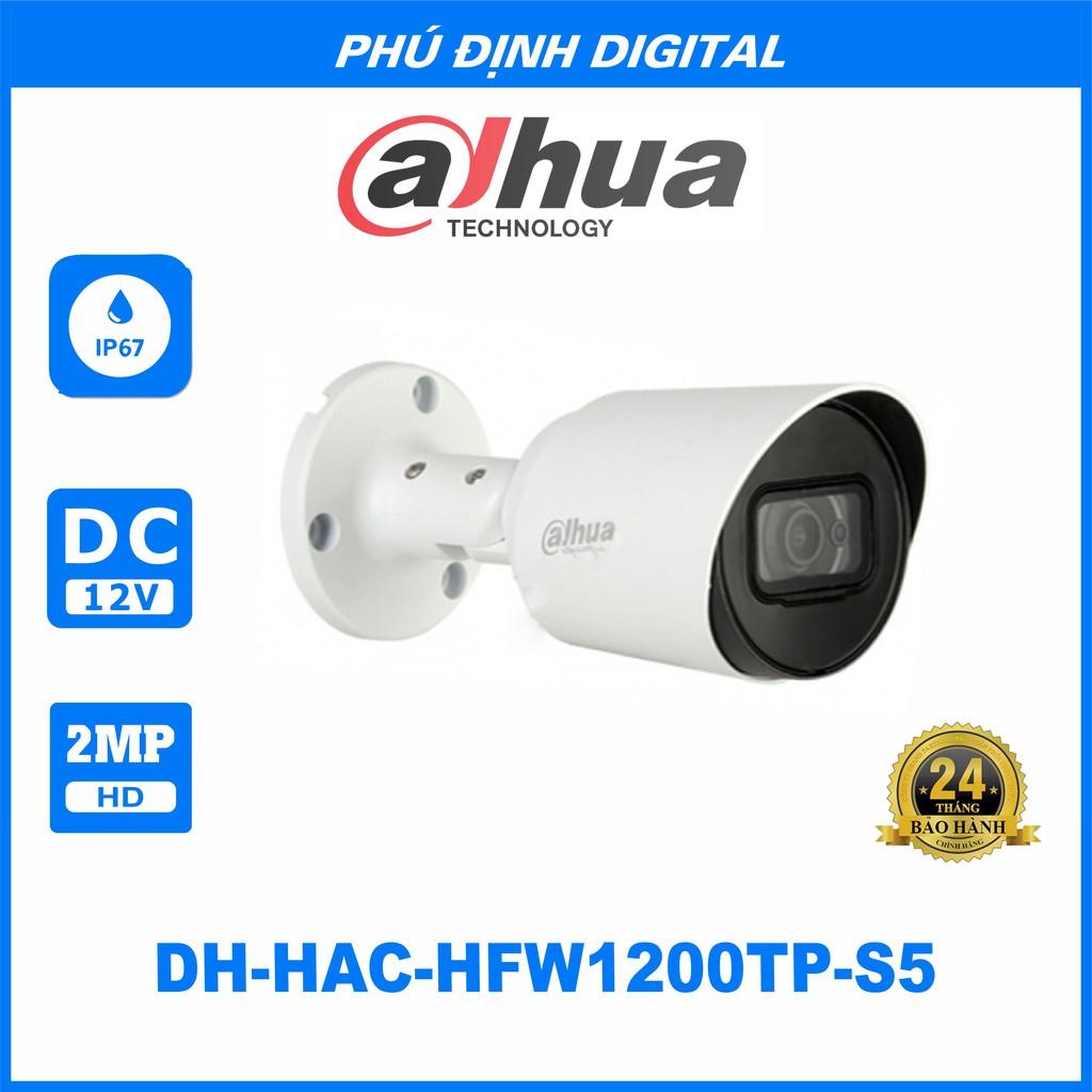 Camera Dahua quan sát trong nhà ngoài trời chống trộm ban đêm vỏ kim loại - Hàng Chính Hãng