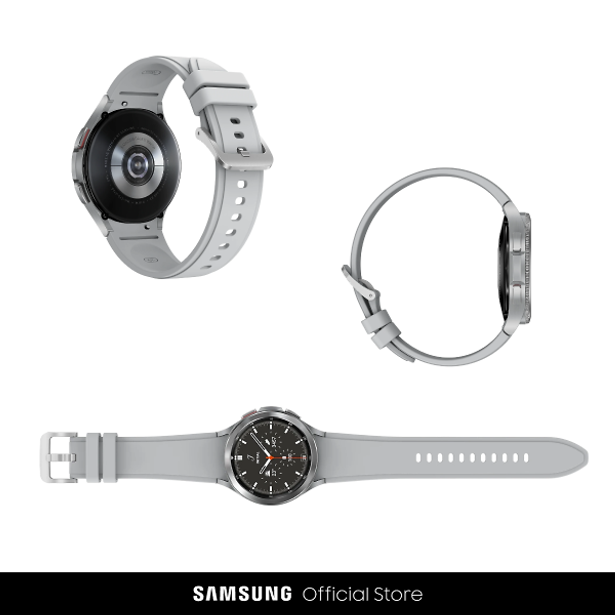Đồng hồ thông minh Samsung Galaxy Watch4 Classic SM-R880NZSAXXV ( Bạc Năng Động ) - ĐÃ KÍCH HOẠT BẢO HÀNH ĐIỆN TỬ - Hàng Chính Hãng