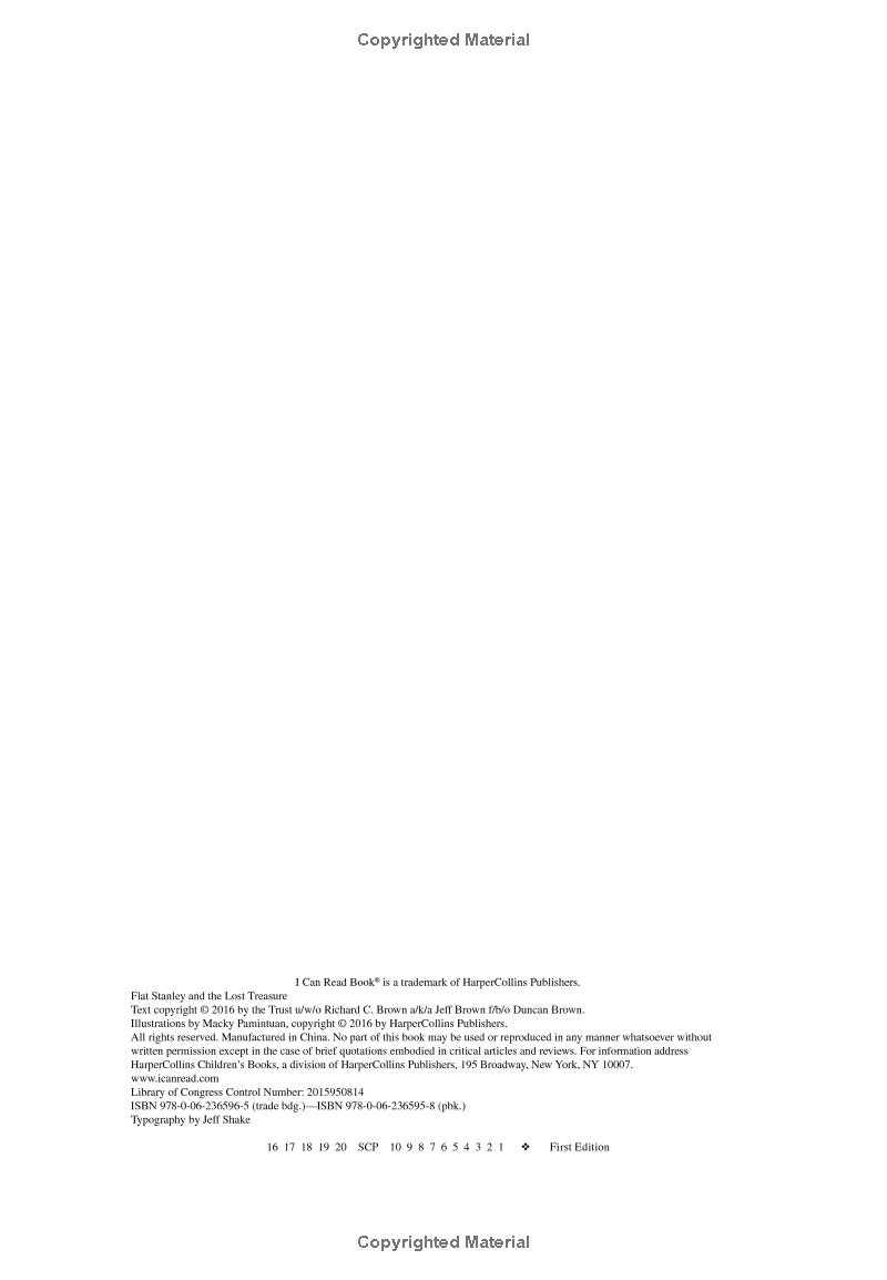 Sách ngoại văn: Flat Stanley And The Lost Treasure