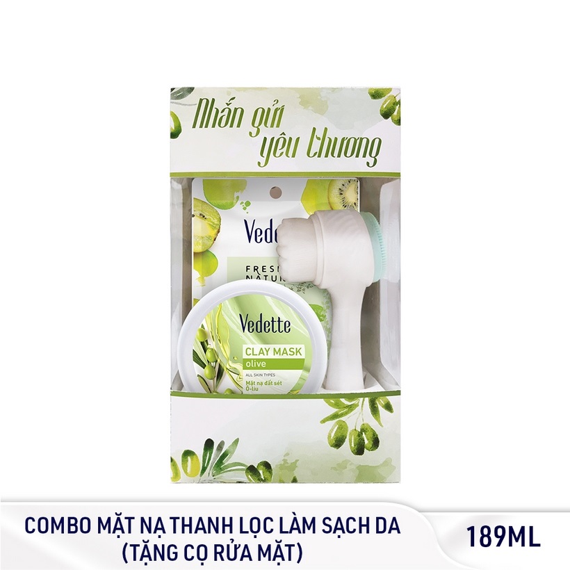 Combo Quà Tặng Vedette - Mặt Nạ Sạch Sâu Tươi Trẻ