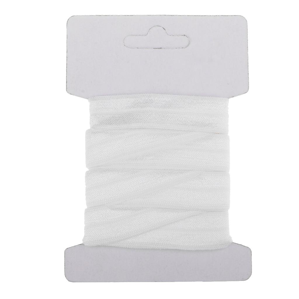 2.7M  5/8"15mm Elastic Spandex Satin Band Hair Ties Accessories