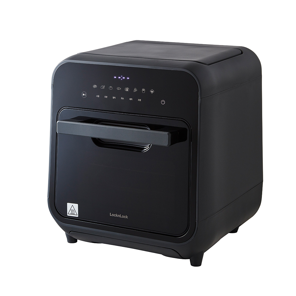 Lò nướng chân không kết hợp chức năng hấp Lock&Lock EJF693GRY Steam Air Fryer Oven - Hàng chính hãng