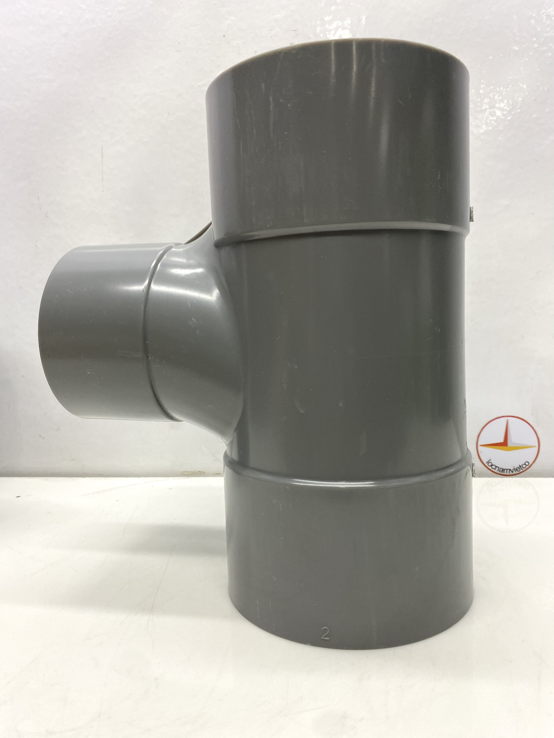 Tê cong giảm 140 x 114 nhựa PVC Bình Minh _ TC140x114